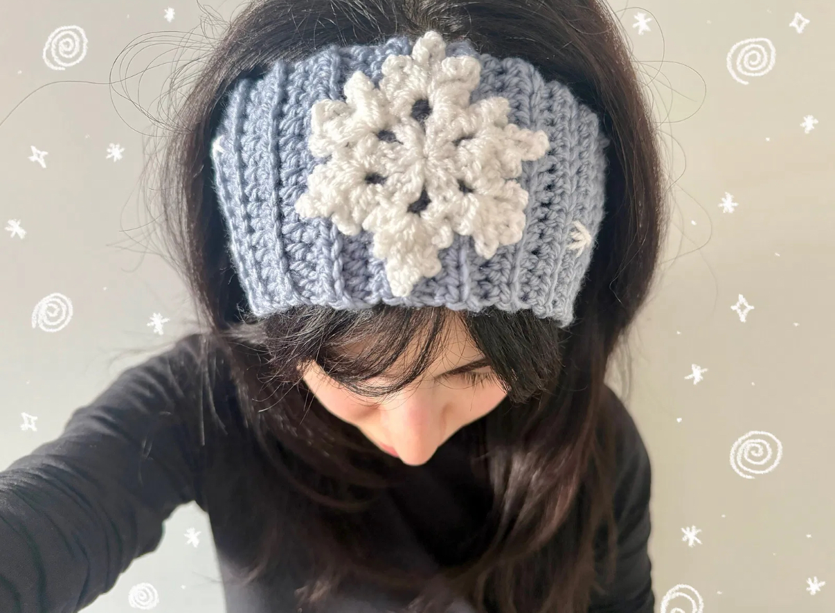 crochet winter headband / ear warmer pattern
